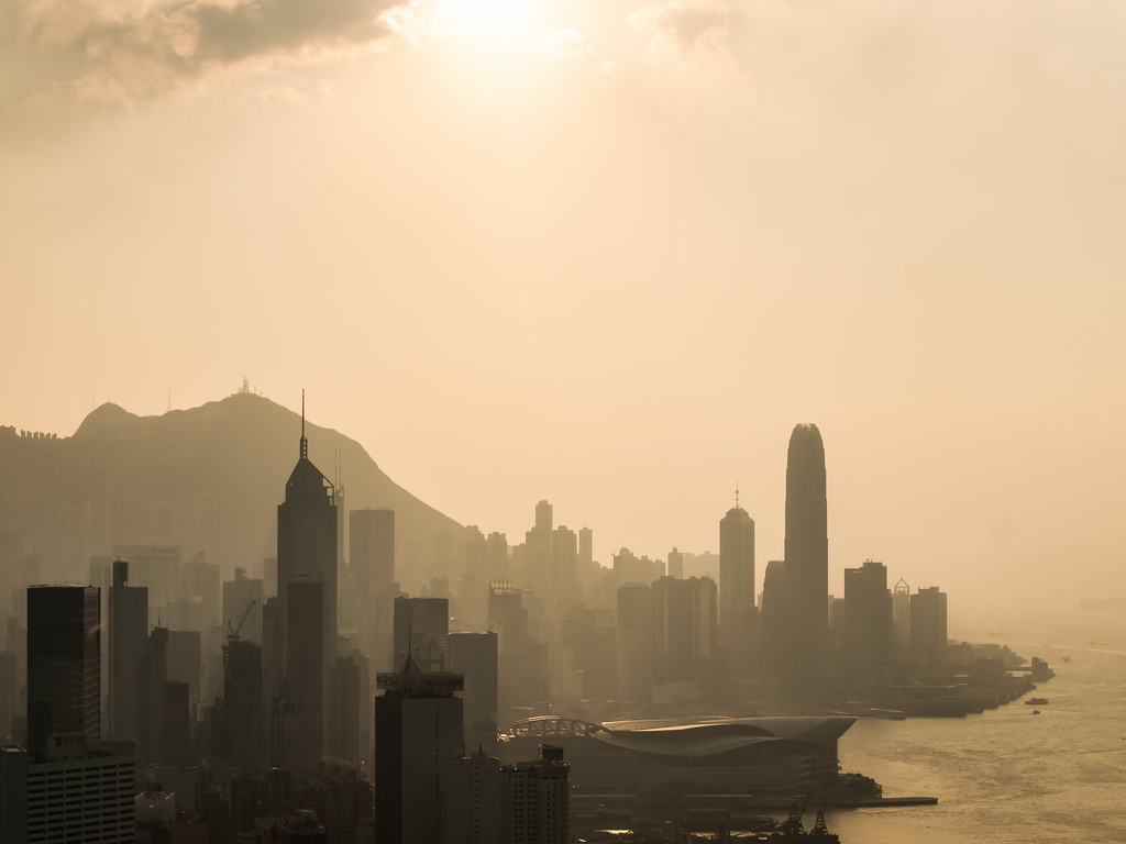 poluare in hong kong