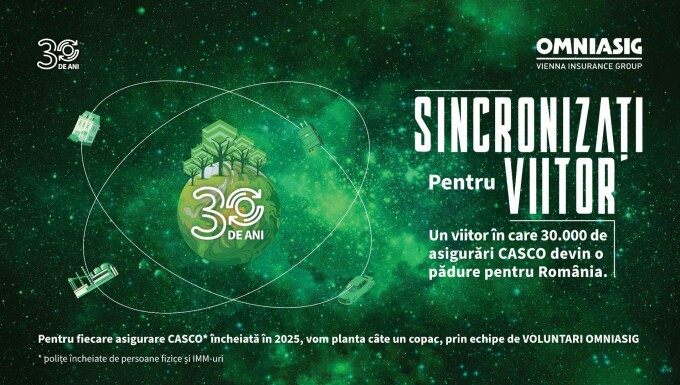 OMNIASIG depășește obiectivul pentru 30 de ani: peste 33.000 de copaci plantați în România